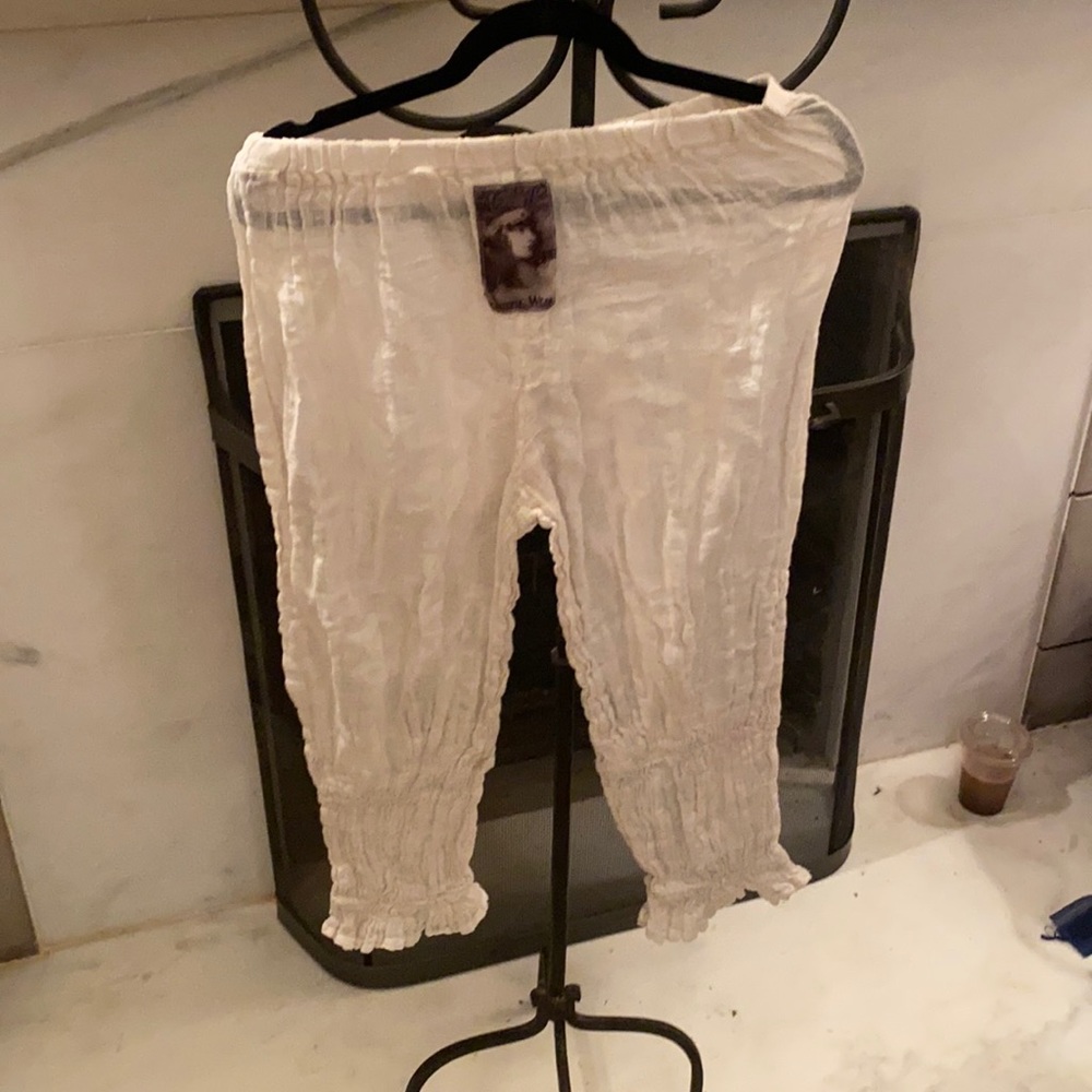 Magnolia pearl linen white pants